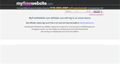 Desktop Screenshot of myfreewebsite.com